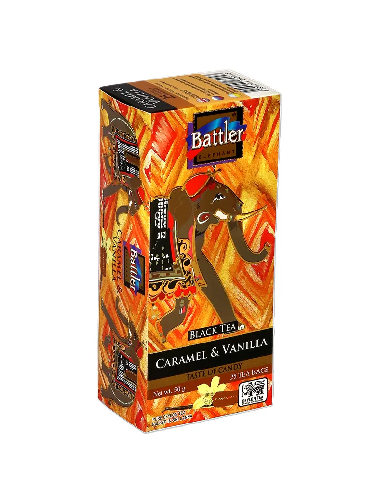 Ceylon Black Tea with Caramel & Vanilla - 25 Tea Bags