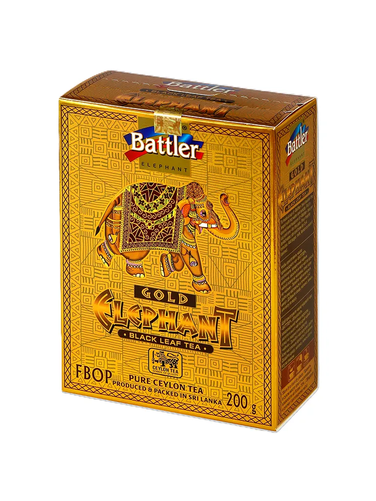 Battler Gold Elephant 200g Loose Leaf FBOP | Pure Ceylon Black Tea