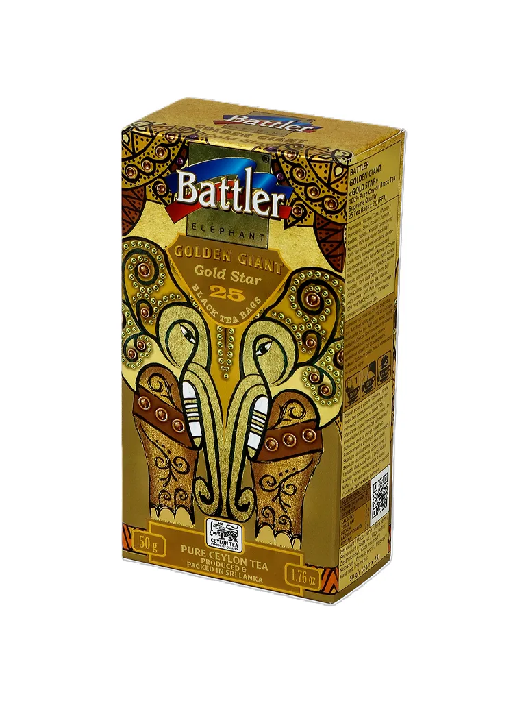 Golden Giant Gold Star - Ceylon Black Tea 25 Tea Bags
