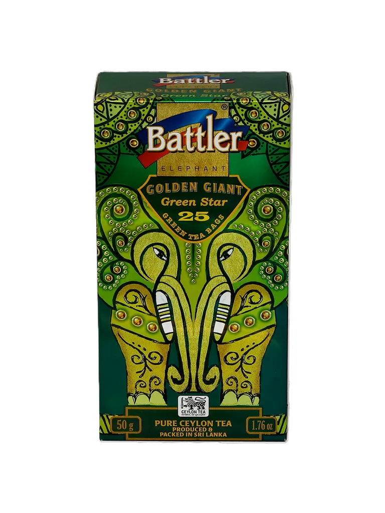 Golden Giant Green Star - Ceylon Green Tea 25 Tea Bags