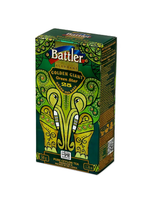 Golden Giant Green Star - Ceylon Green Tea 25 Tea Bags