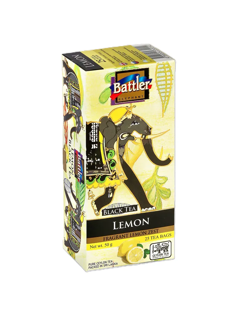 Ceylon Black Tea with Lemon - 25 Tea Bags
