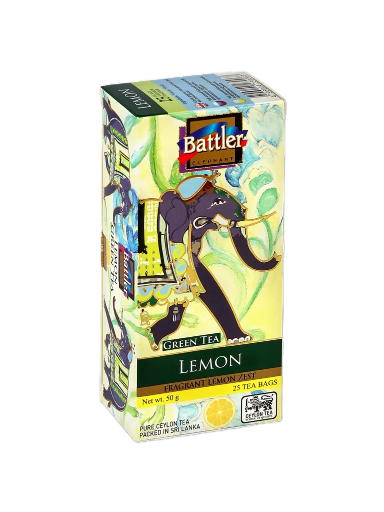 Ceylon Green Tea with Lemon - 25 Tea Bags