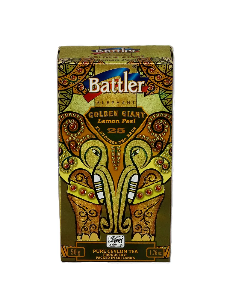 Golden Giant Lemon Peel - Ceylon Black Tea 25 Tea Bags
