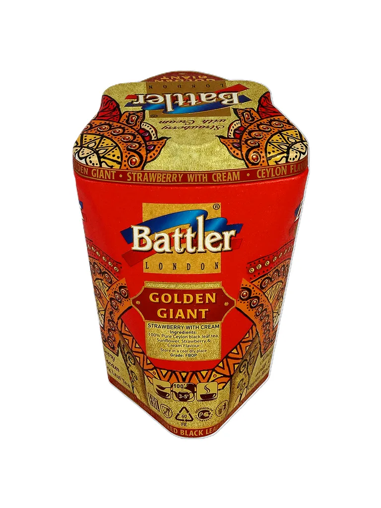 Golden Giant Strawberry With Cream- Ceylon Black Tea 100g