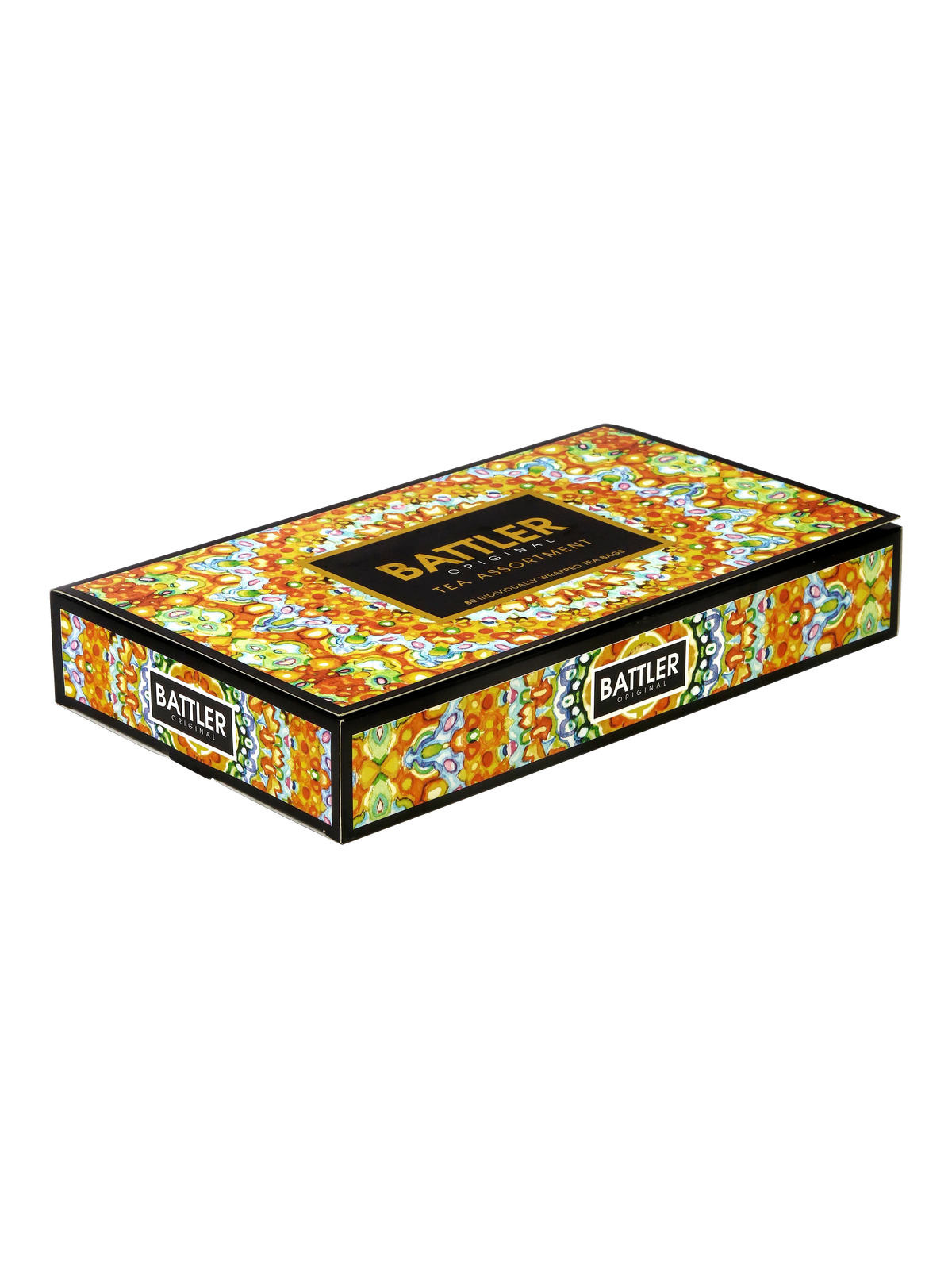 Battler Original 8 Varieties Tea Sampler – Gift Box (80 Enveloped Tea Bags)