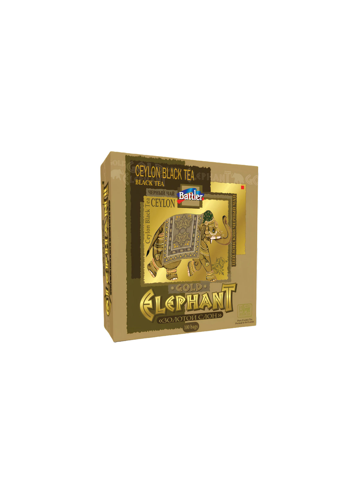 Gold Elephant - Ceylon Black Tea 100 Tea Bags