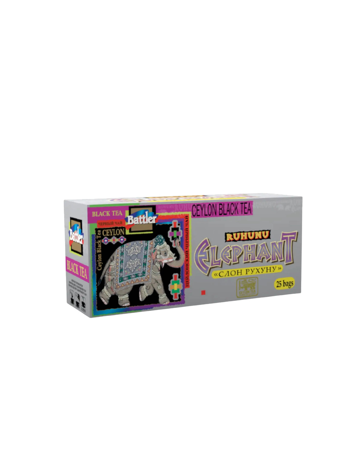 Ruhunu Elephant - Ceylon Black Tea 25 Tea Bags