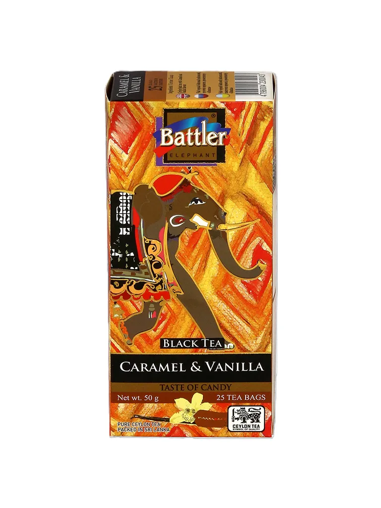 Ceylon Black Tea with Caramel & Vanilla - 25 Tea Bags