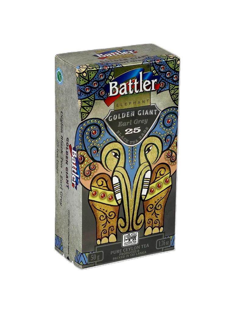 Golden Giant Earl Grey - Ceylon Black Tea 25 Tea Bags