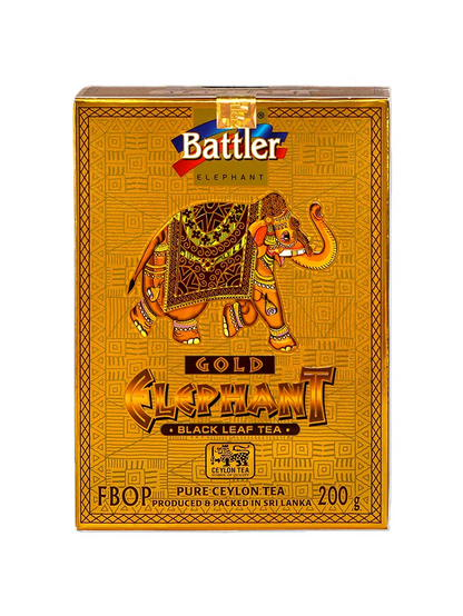 Battler Gold Elephant 200g Loose Leaf FBOP | Pure Ceylon Black Tea
