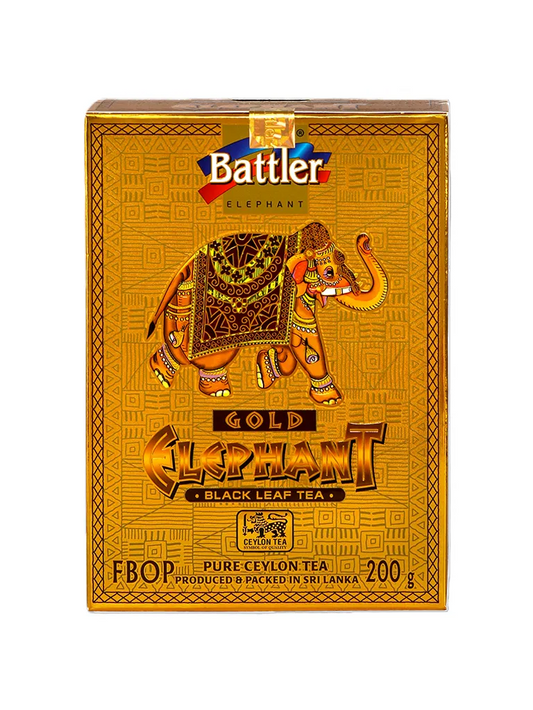 Battler Gold Elephant 200g Loose Leaf FBOP | Pure Ceylon Black Tea