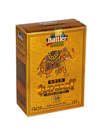 Battler Gold Elephant 200g Loose Leaf FBOP | Pure Ceylon Black Tea