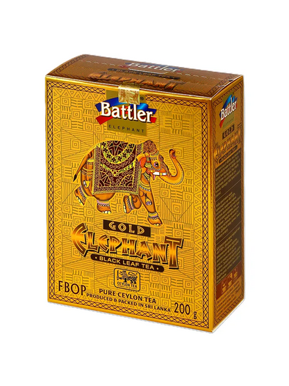 Battler Gold Elephant 200g Loose Leaf FBOP | Pure Ceylon Black Tea