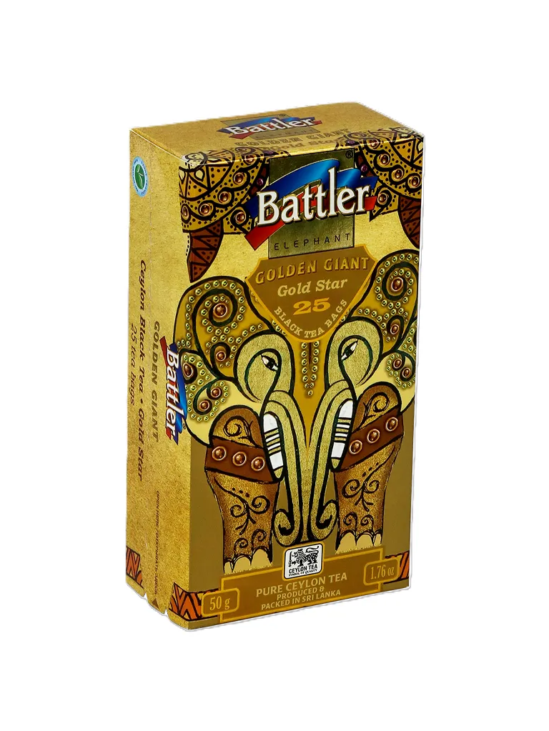 Golden Giant Gold Star - Ceylon Black Tea 25 Tea Bags