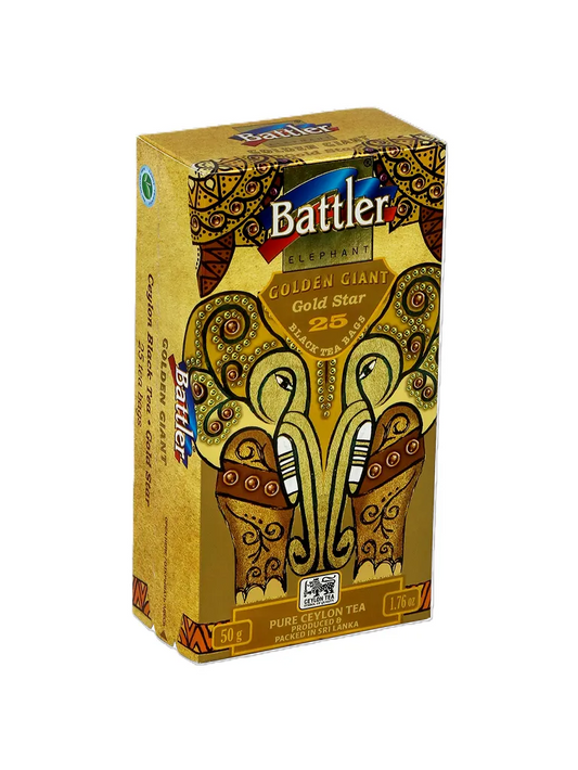 Golden Giant Gold Star - Ceylon Black Tea 25 Tea Bags