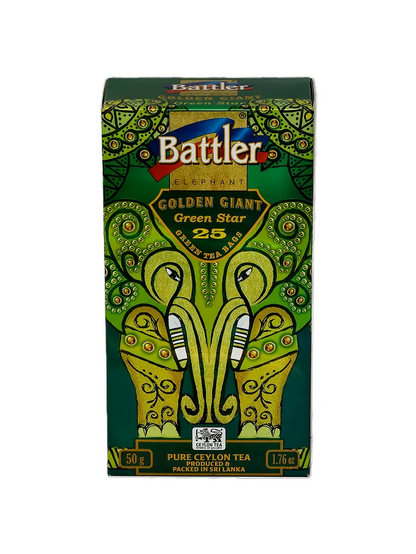 Golden Giant Green Star - Ceylon Green Tea 25 Tea Bags