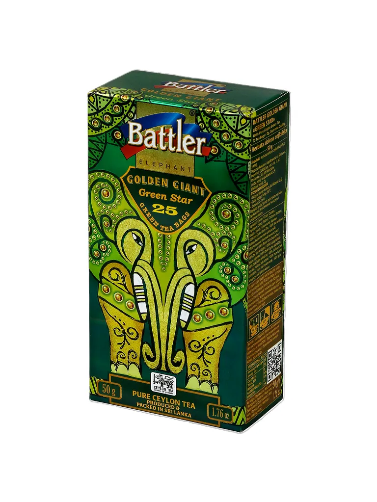 Golden Giant Green Star - Ceylon Green Tea 25 Tea Bags