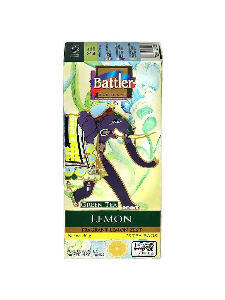 Ceylon Green Tea with Lemon - 25 Tea Bags