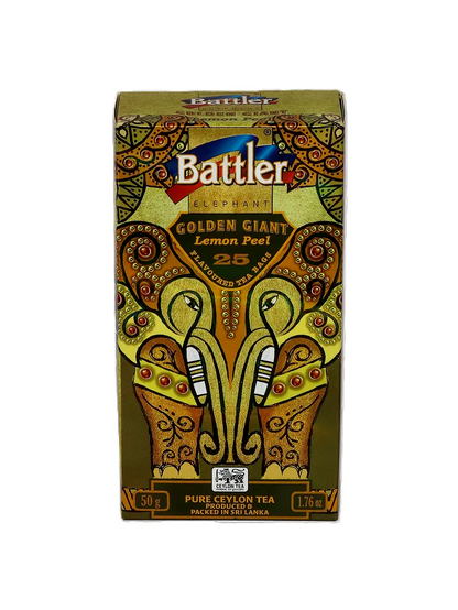 Golden Giant Lemon Peel - Ceylon Black Tea 25 Tea Bags