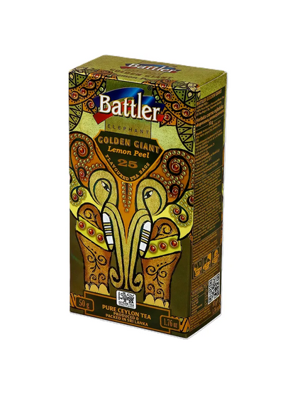 Golden Giant Lemon Peel - Ceylon Black Tea 25 Tea Bags