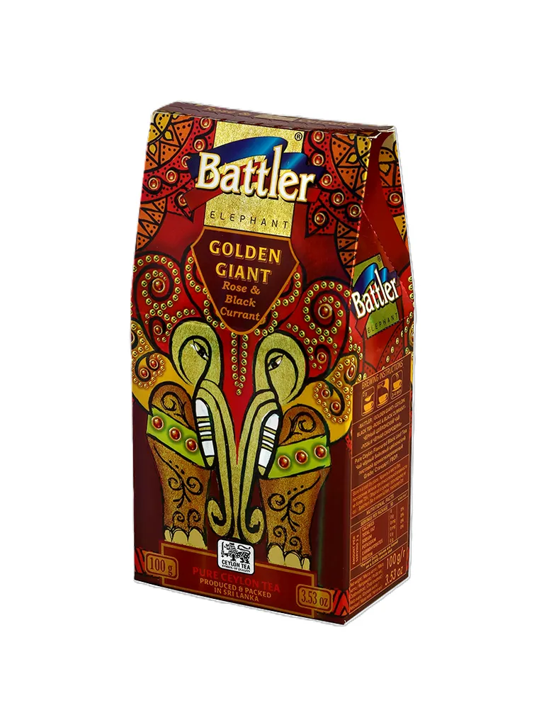 Golden Giant Rose & Blackcurrant - Ceylon Black Tea 100g