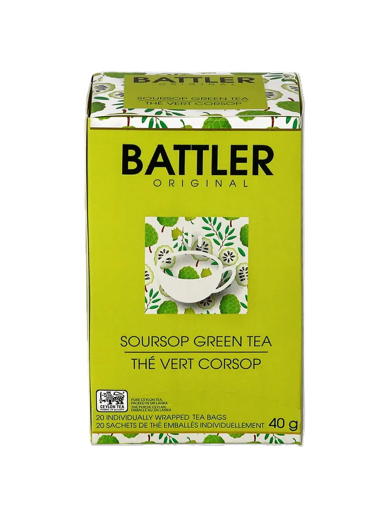 Battler Original Soursop Green Tea – 20 Enveloped Tea Bags