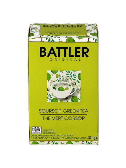 Battler Original Soursop Green Tea – 20 Enveloped Tea Bags