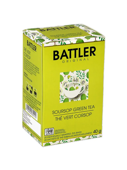 Battler Original Soursop Green Tea – 20 Enveloped Tea Bags