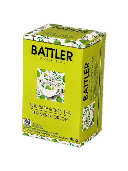 Battler Original Soursop Green Tea – 20 Enveloped Tea Bags