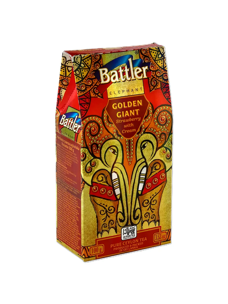 Golden Giant Strawberry With Cream - Ceylon Black Tea 100g