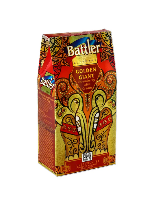 Golden Giant Strawberry With Cream - Ceylon Black Tea 100g