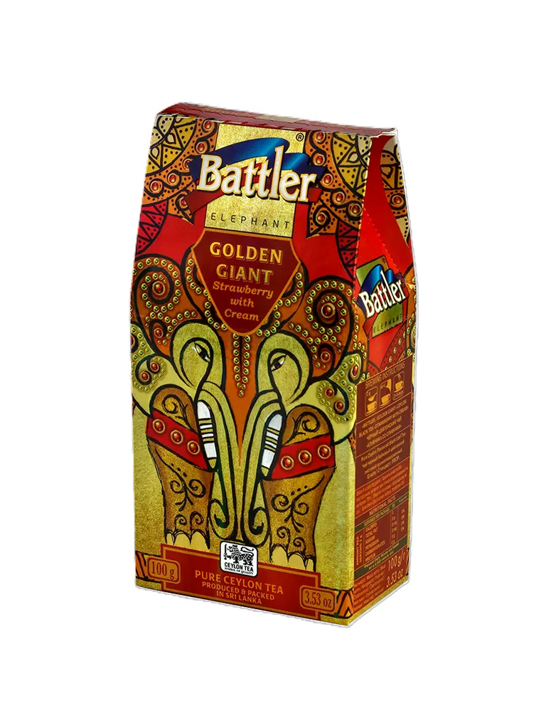 Golden Giant Strawberry With Cream - Ceylon Black Tea 100g
