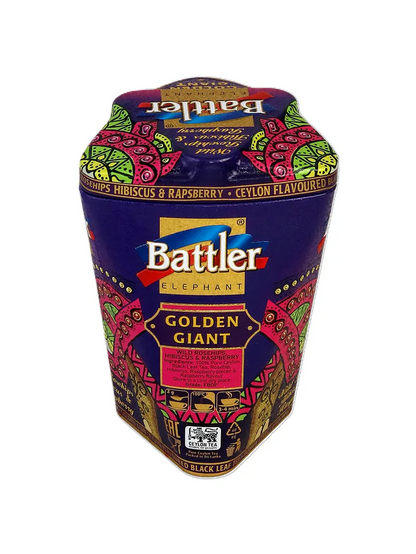 Golden Giant Wild Rosehips, Hibiscus & Raspberry - Ceylon Black Tea 100g