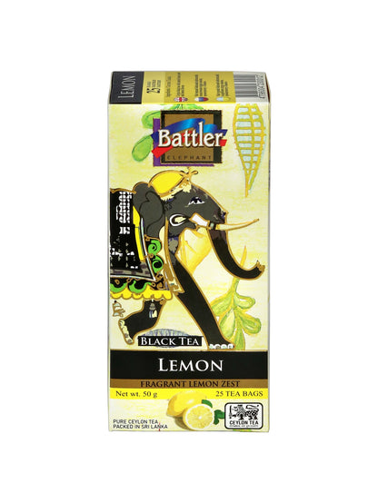 Ceylon Black Tea with Lemon  - 25 Tea Bags
